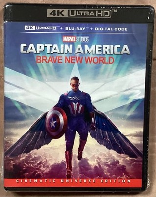 Captain America: Brave New World 2 Disc Ultra 4k Blu-ray Set w