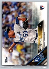 Miguel Almonte 606 2016 Topps RC Rookie Kansas City Royals Card