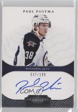 2011-12 Panini Dominion Auto Rookies 37/199 Paul Postma #130 Auto 7n9
