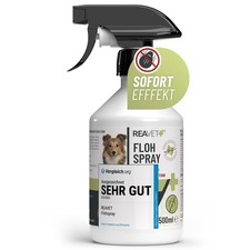 REAVET Flohspray f&uuml;r Katzen Hunde 500ml Flohmittel Anti-Floh-Spray Sofortschutz