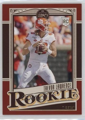 2021 Panini Legacy Rookies Red 16/299 Trevor Lawrence #141 Rookie RC 09nc