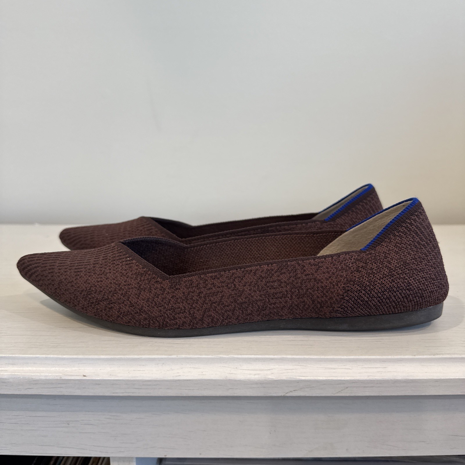 Rothy’s The Point Flat Truffled Python Retired Sh… - image 2