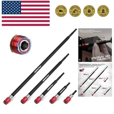 5-Piece 2", 4", 6", 12", 17" Extra Long Magnetic Screwdriver Bit Holders, 1/4...