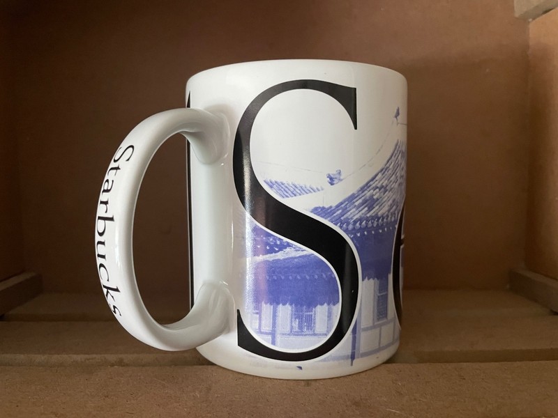 Starbucks SEOUL 16 oz Coffee Mug Cup 2007 City Mug Collector Series - NEW