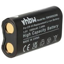 Batteria compatibile con Pentax IST DS K110D 1000mAh 3,6V