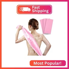 ARCH&M Back Scrubber & Exfoliating Washcloth (3 Pack) - The Ultimate Solution fo