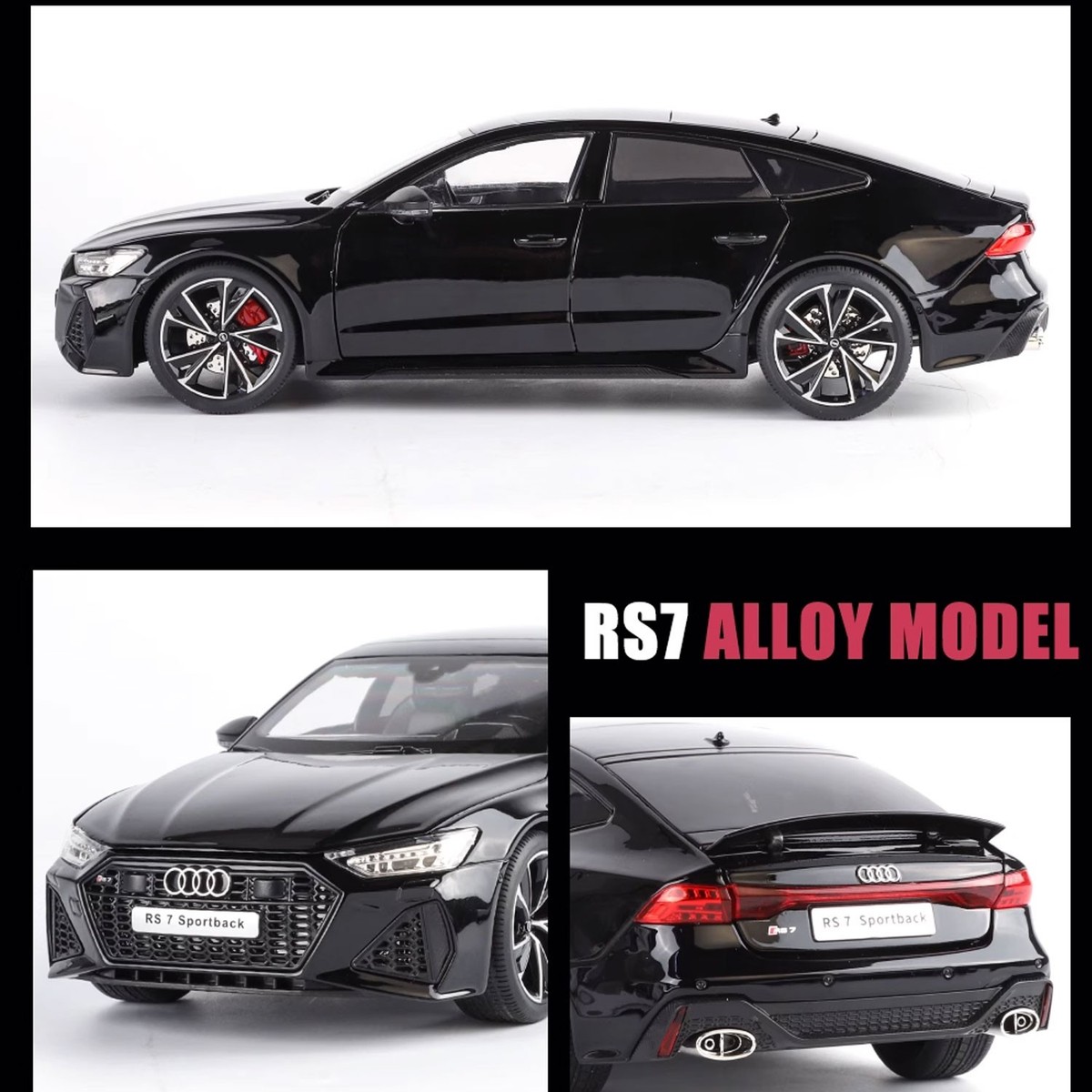 1/18 Audi RS7 Sportback Diecast Model w/ Key Remote - Sound