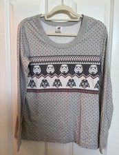 Hanna Andersson STAR WARS Holiday Long Sleeve Pajama Top. Size L