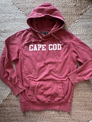 CAPE COD Hoodie Sweatshirt S by Soft As A Grape Unisex Nantucket Red New England