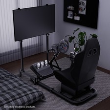 Hottoby Racing Sim Cockpit con supporto/sedile/monitor Logitech G29 G920