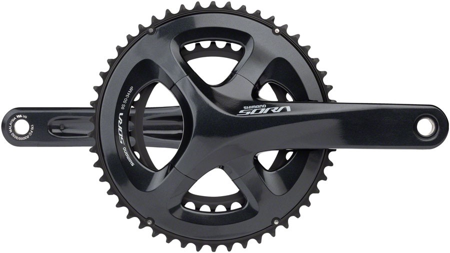 Shimano Sora FC-R3000 Crankset 170mm 9-Speed 50/34t 110mm 50/34T Gray