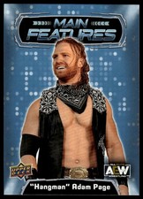 2022 Upper Deck AEW Hangman Adam Page #MF-13 Main Features