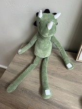 Pillowfort Triceratops Buddy Plush Green Dinosaur Pillow Toy 22  