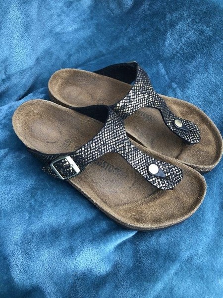 Women Birkenstock Sandals Brown Suede 41