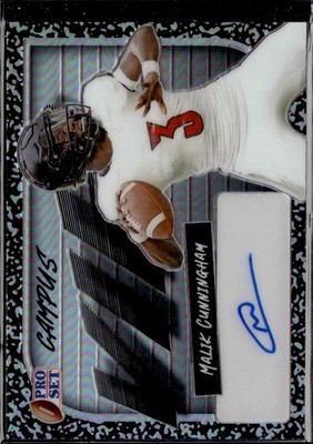 2023 Leaf Pro Set Malik Cunningham Rookie Auto /25 Louisville Cardinals #VIP-MCI