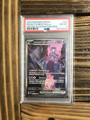 Team Rocket's Mewtwo ex 231/182 Sv10: Destined Rivals Holo for