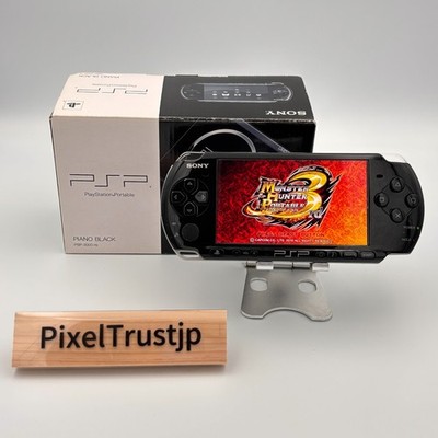 Sony PSP-3000 Piano Black Console Boxed Bright LCD Slim & Lite Near Mint 906