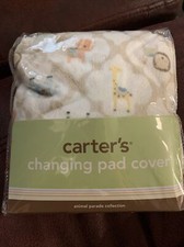 Carter's Animal Parade Collection Changing Pad Cover Baby Soft Polyester
