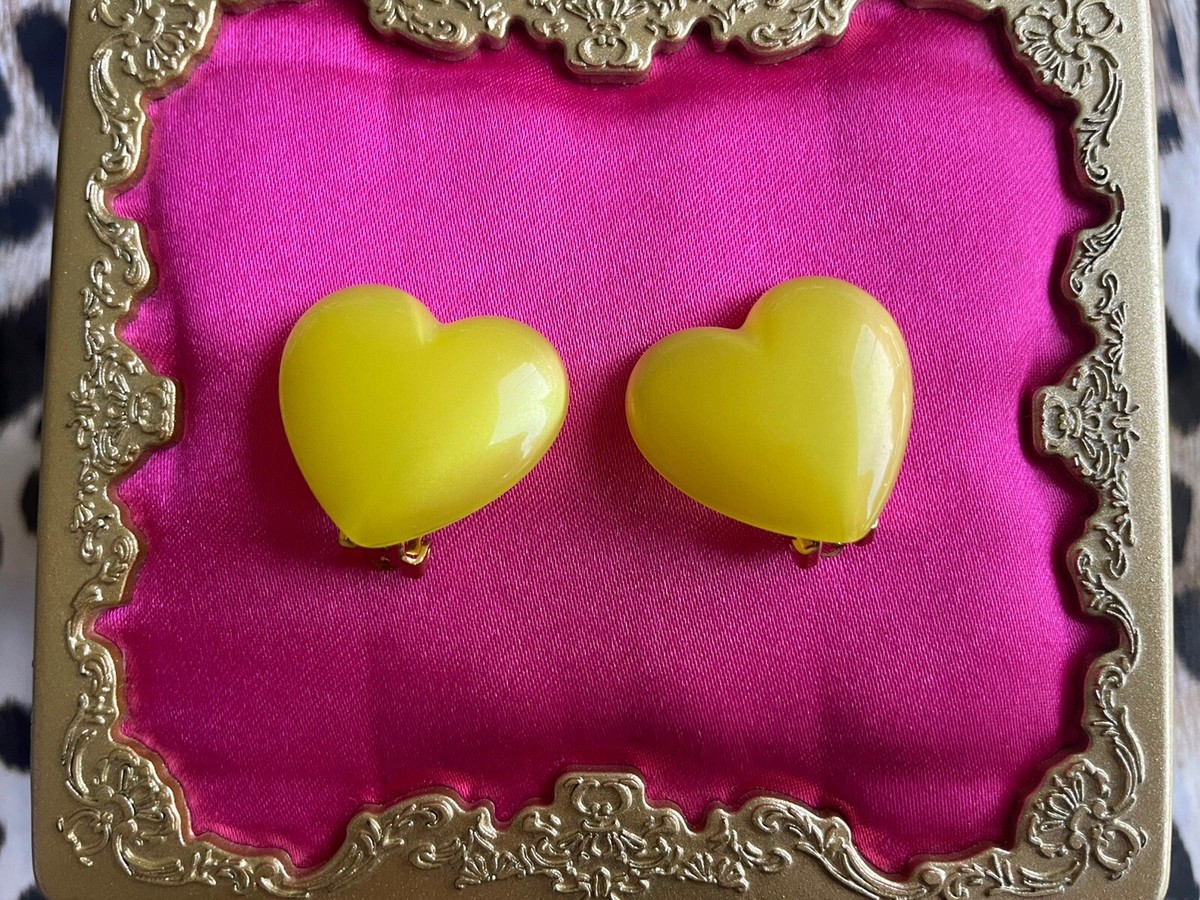 Tarina Tarantino Yellow Rhinestone Bow Clip Rare Orchid by Tarina Tarantino in Silk, With Swarovski Pavé  main image 3