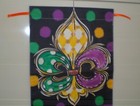 New Fleur de Lis Welcome Banner Purple Green Gold Mardi Gras Everyday — photo 4