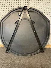 64/67 corvette fiberglass spare tire lid with steel V strap NEW! 65 66 427 327