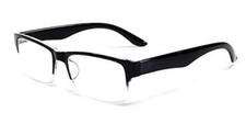 Calabria 6905 Unisex Semi-Rimless 60 mm Designer Reading Glasses Black 3.00