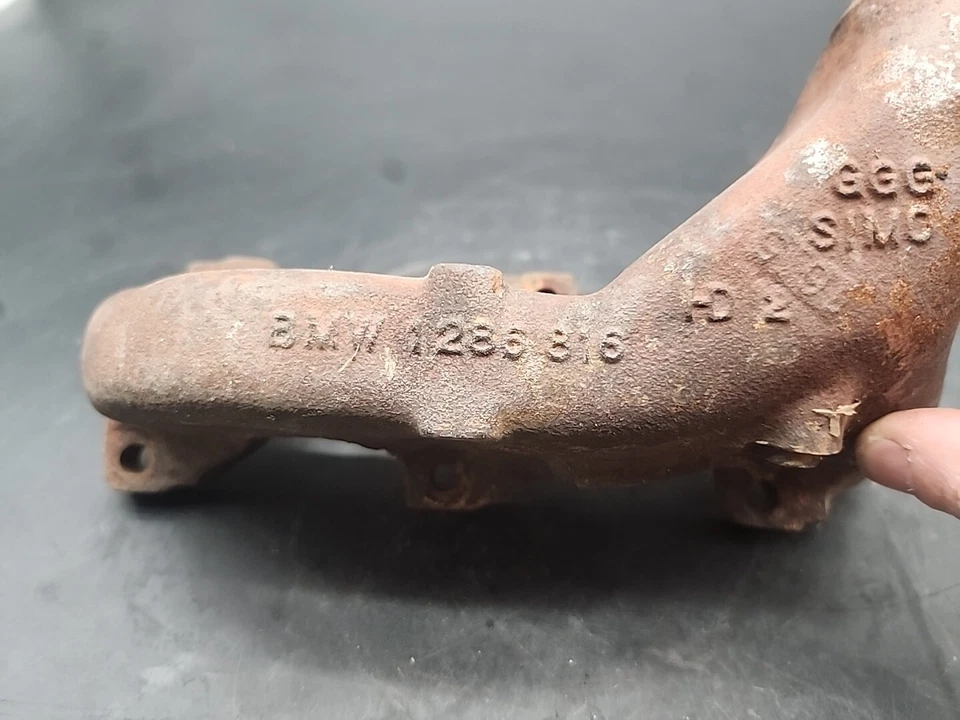 Colector de tubo de escape trasero bmw e32 m30b35 early 633csi t1-55 Foto 2 de 4