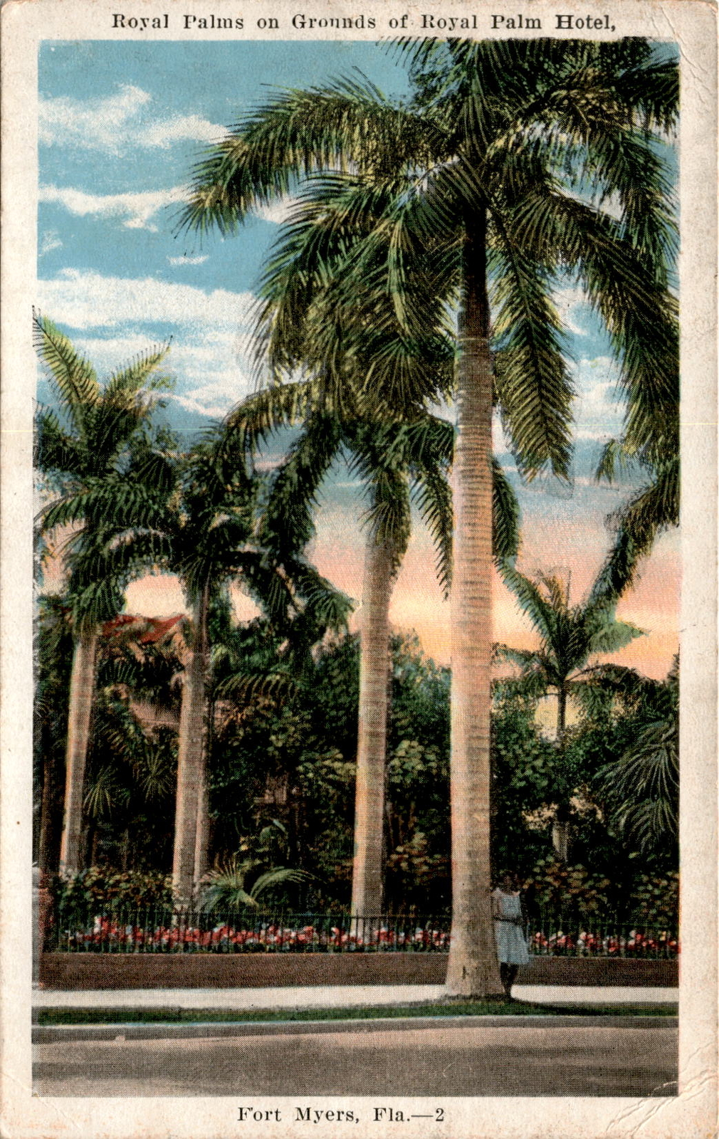 Royal Palm Hotel, Fort Myers, Florida, E. C. KROPP CO., MILWA Postcard