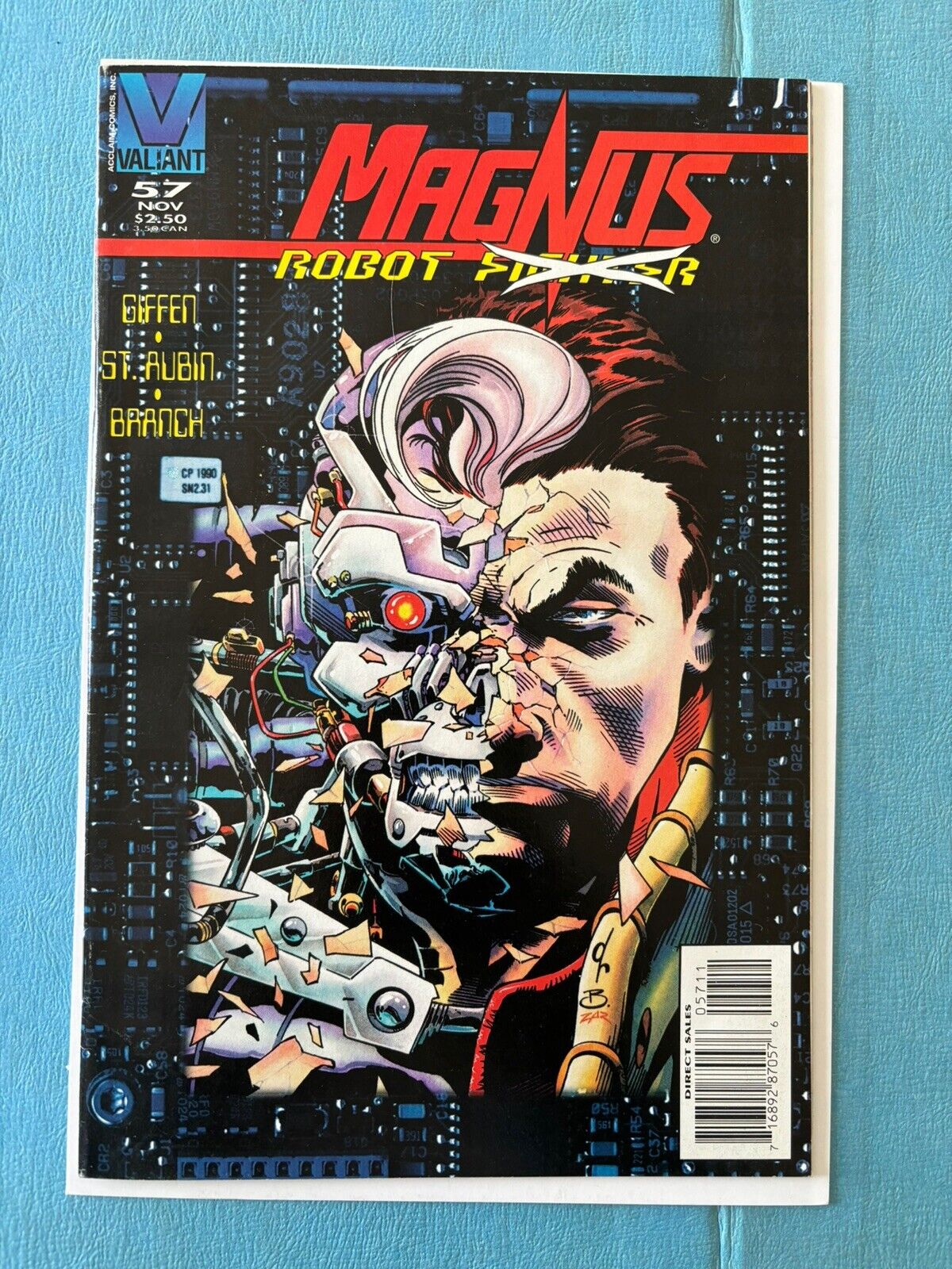 MAGNUS ROBOT FIGHTER #57 (1995) VALIANT COMICS KIETH GIFFEN! LOW PRINT RUN!
