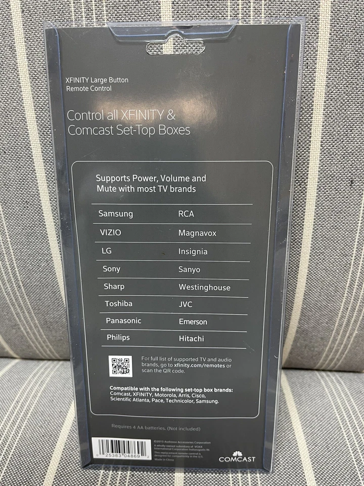 XFINITY LARGE BUTTON Remote Control for XFINITY & Comcast Set-Top Boxes NEW - Image 2 of 2