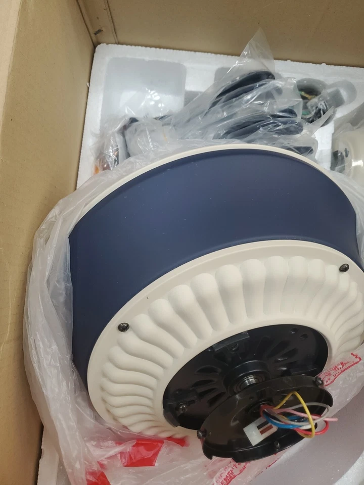 National 52" ceiling Fan OXFORD 68002 ANTI.WH/NAVY BLUE 3 REV.SPEED(B1A) - Image 2 of 4