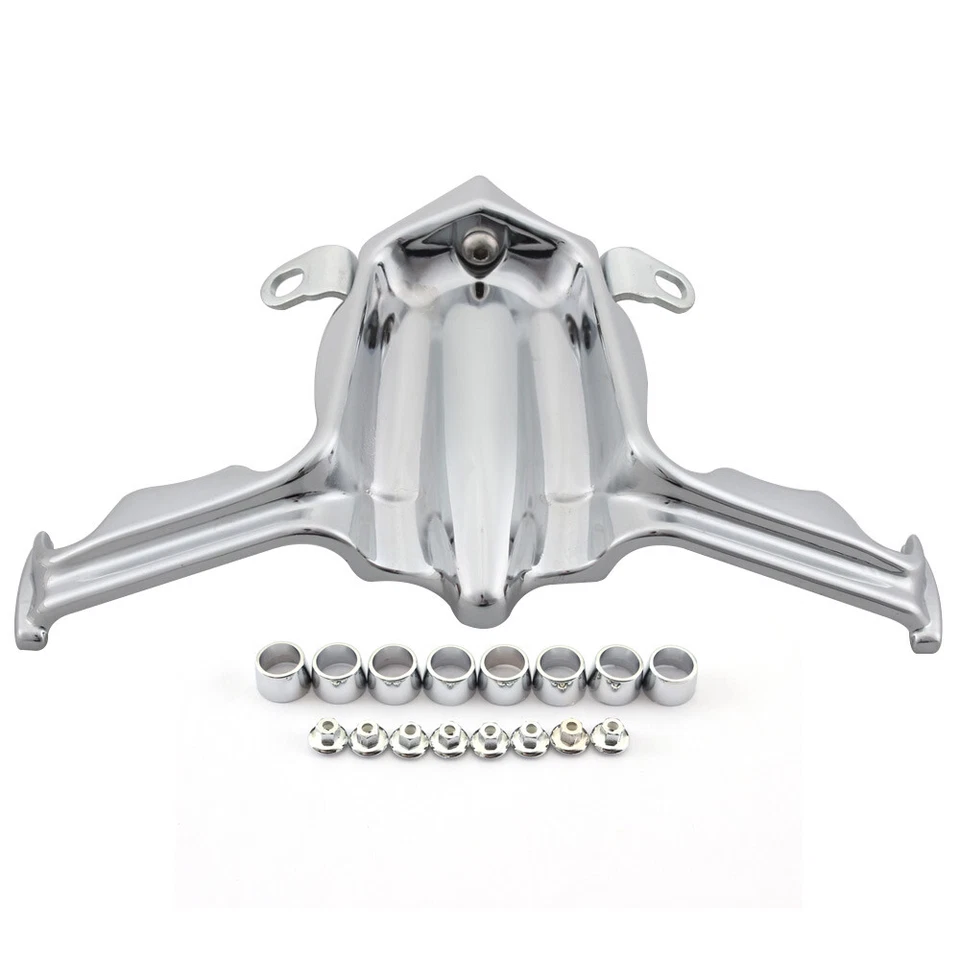 Chrome Tappet Block Accent Cover For Harley Street Glide Road King FLSTF/FLHTCU - Image 2 of 4