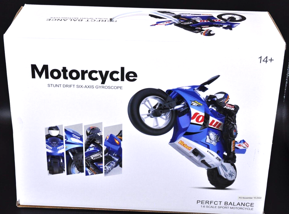 RC Sport Motorcycle 1/6 Scale Self-Balancing 6-Axis Gyro RTR