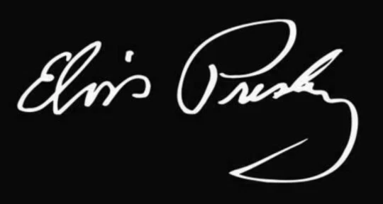 ORACLE Elvis Presley signature die cut Vinyl car decal sticker Music Rock The King