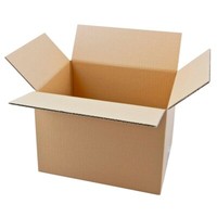 20 Faltkartons 1-Wellig 31,5 X 22,5 X 23,7Cm Versandkarton Faltschachtel - Braun