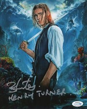 Brenton Thwaites "Pirates of the Caribbean: Dead Men Tell No Tales" SIGNED Photo