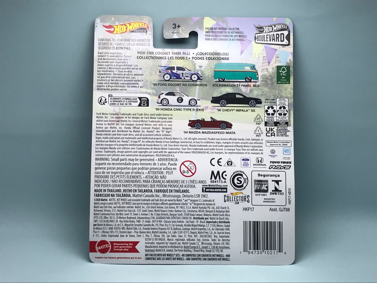 2023 Hot Wheels Boulevard Mix Q Card '96 Chevy Impala SS eBay
