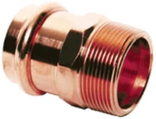 Copper ProPress Zero Lead Adapter with Male 1/2