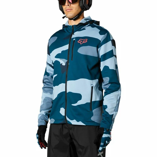Fox Racing MTB Ranger Tech Fleece Jacket Blue Camo