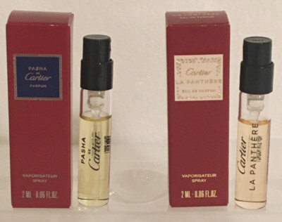 Cartier Pasha Parfum & La Panthere edp Vaporisateur Spray 0.06 fl oz each
