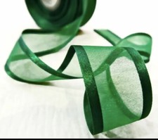 Sheer Ribbon Satin Edge Organza Assorted Colors and Widths 25 yards 