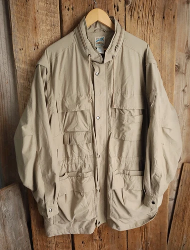Travelsmith Khaki Tan Safari Jacket Size 2XL