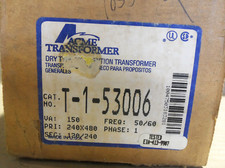 NEW ACME Electric T-1-53006 General Purpose Transformer 150VA 240x480 1 Phase
