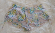 Vintage Y2K No Boundaries Shorts Colorful Rainbow Leopard Print Women's Size S