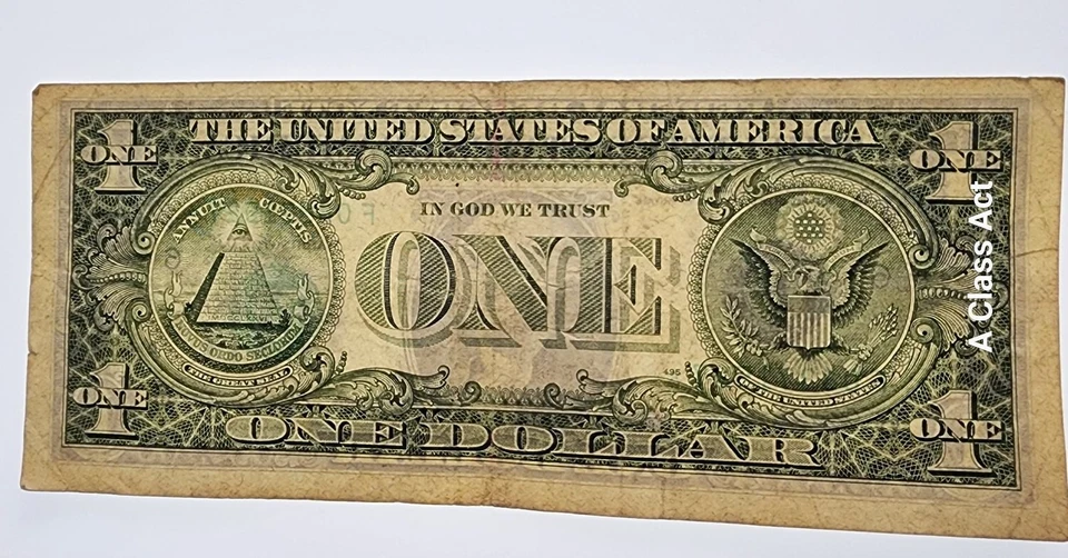 1993 STAR NOTE $1 DOLLAR BILL ( ATLANTA F )  7 Digits. F1918F*. Our T8145 - Image 2 of 4