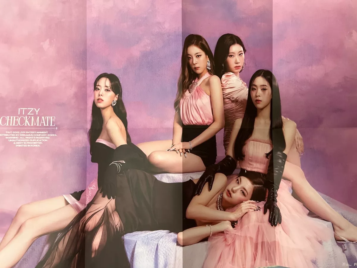 Itzy Checkmate Group Poster for Sale by LiveKpop