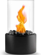 Tabletop Fire Pit [4h Burning Time] - Indoor & Outdoor - Ethanol Anthracite 