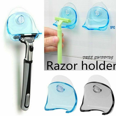 Rasierer Zahnbürstenhalter Wand Saugnapf Haken Rasierbad / Waschraum