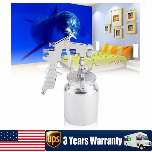Air Spray Gun 1.8mm Nozzle Suction Feed Paint Sprayer Kit Fit Painting