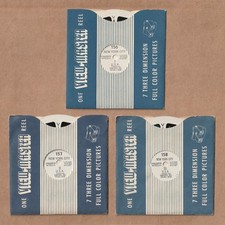 Set of three View-Master reels New York City 1950-1952